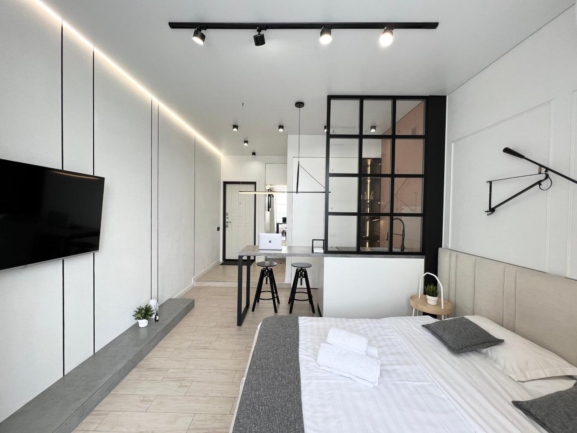 Квартира Smart В Новом Доме Pavlodar Kültér fotó